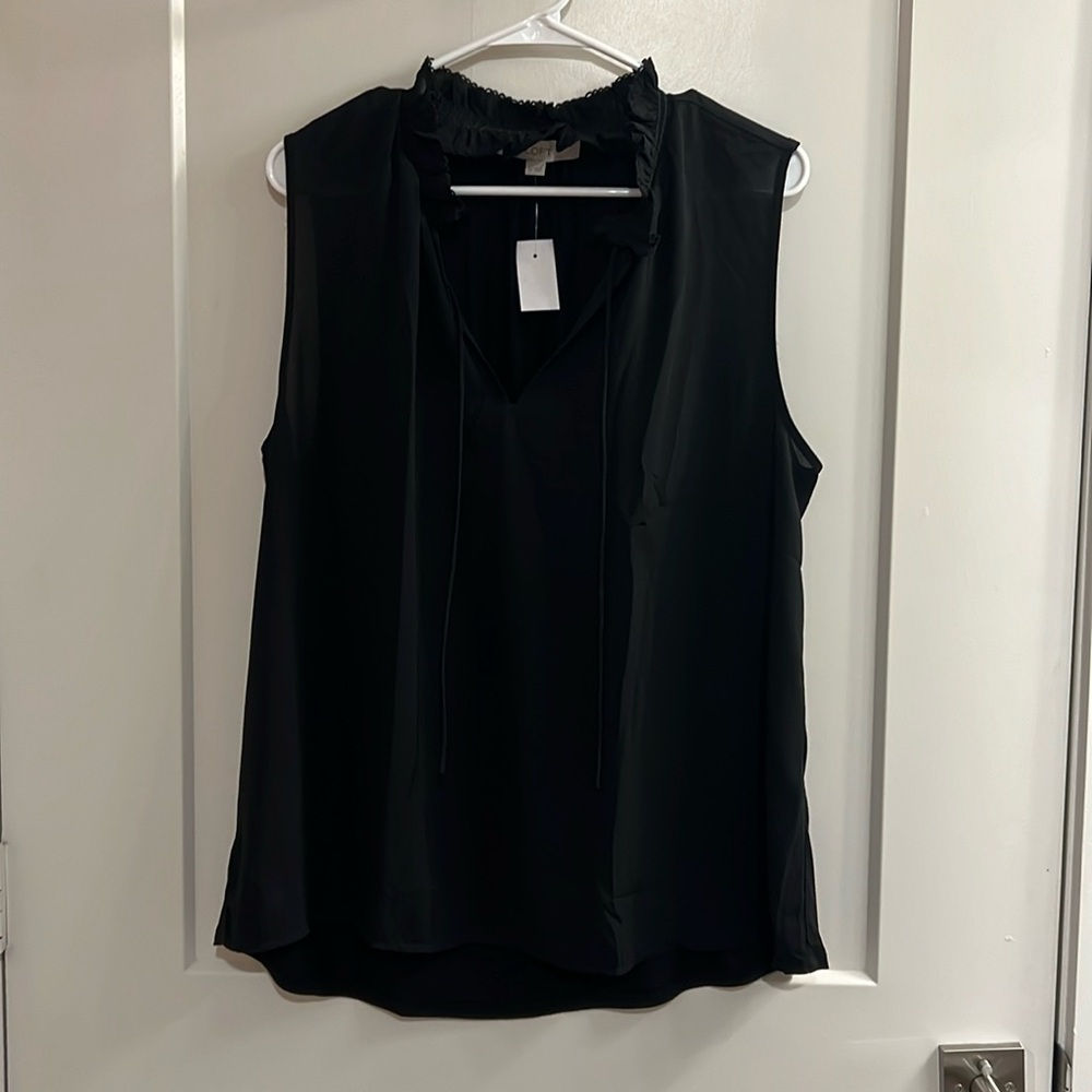 Mixed Media Black Top